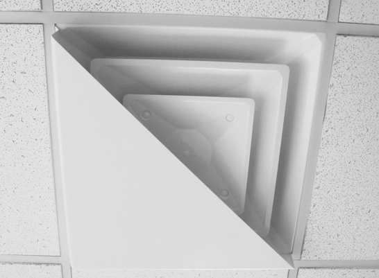 24″ x 24″ Air Diverter, Side or Diagonal - Ceiling Ease